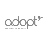 ADOPT logo gris transparent